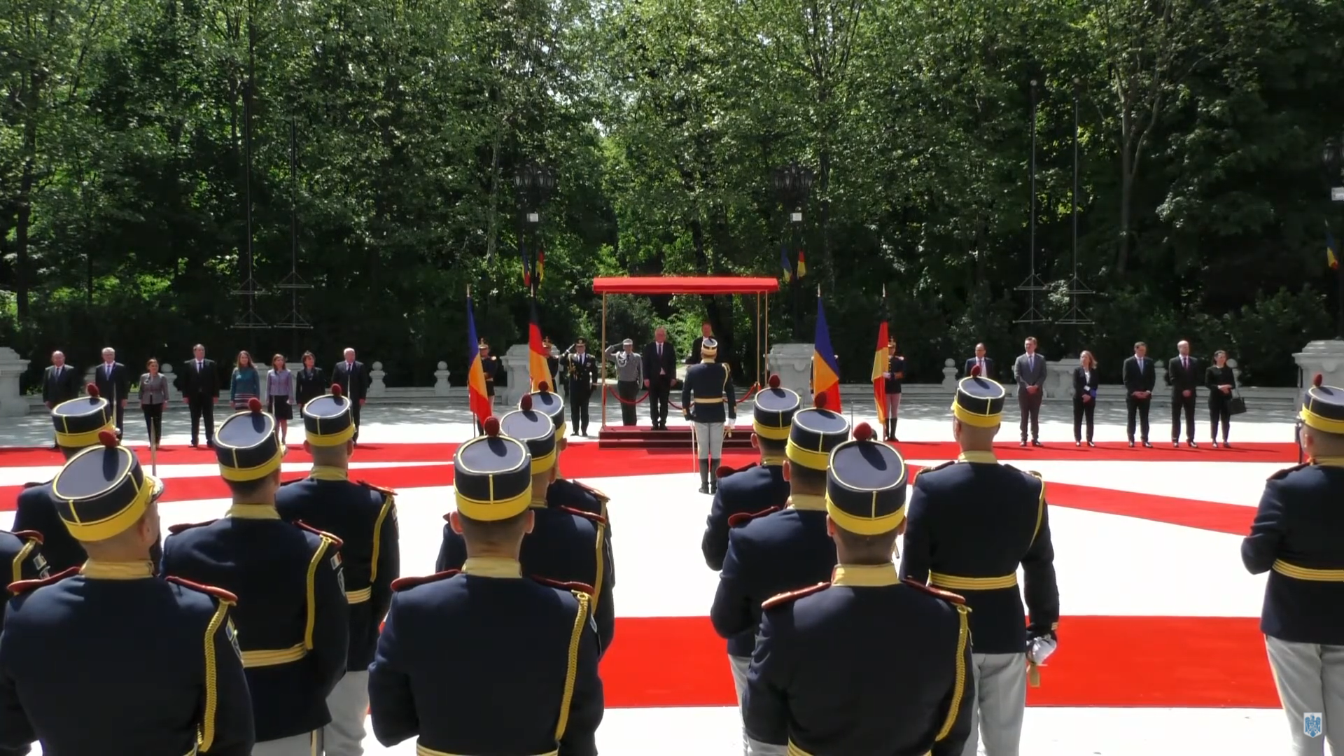 Preşedintele Germaniei, primit la Palatul Cotroceni
