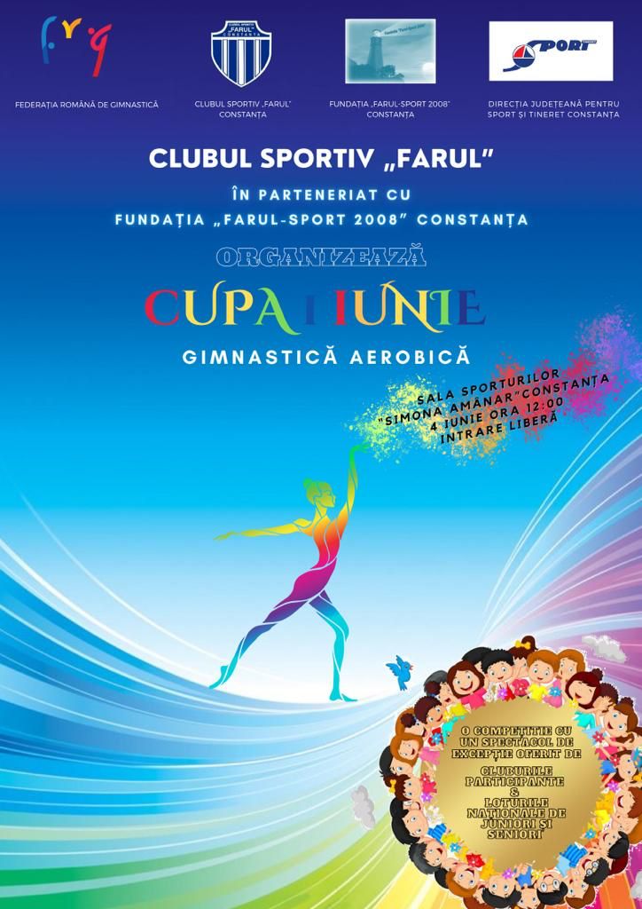 „Cupa 1 Iunie” la gimnastică aerobică este programată la Constanța