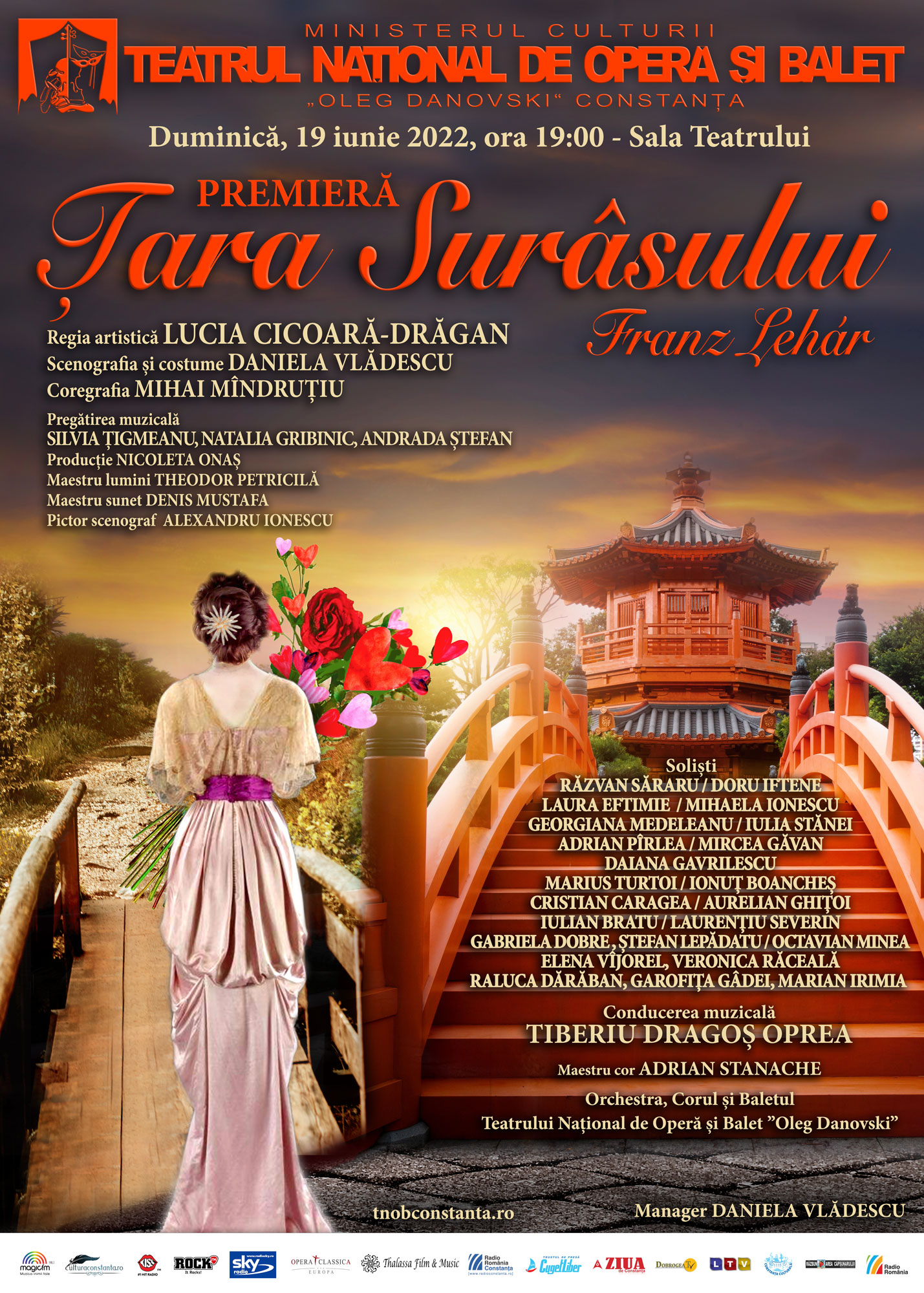 CONSTANŢA: ”Țara Surâsului”, la Teatrul Național de Operă și Balet ”Oleg Danovski”
