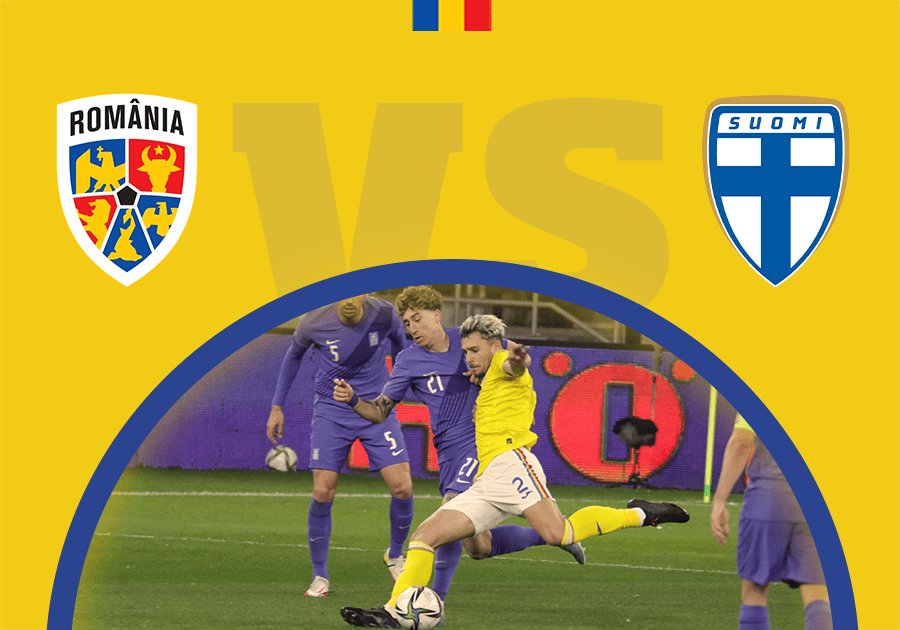Naționala de fotbal a României se pregătește pentru meciul cu naționala Finlandei