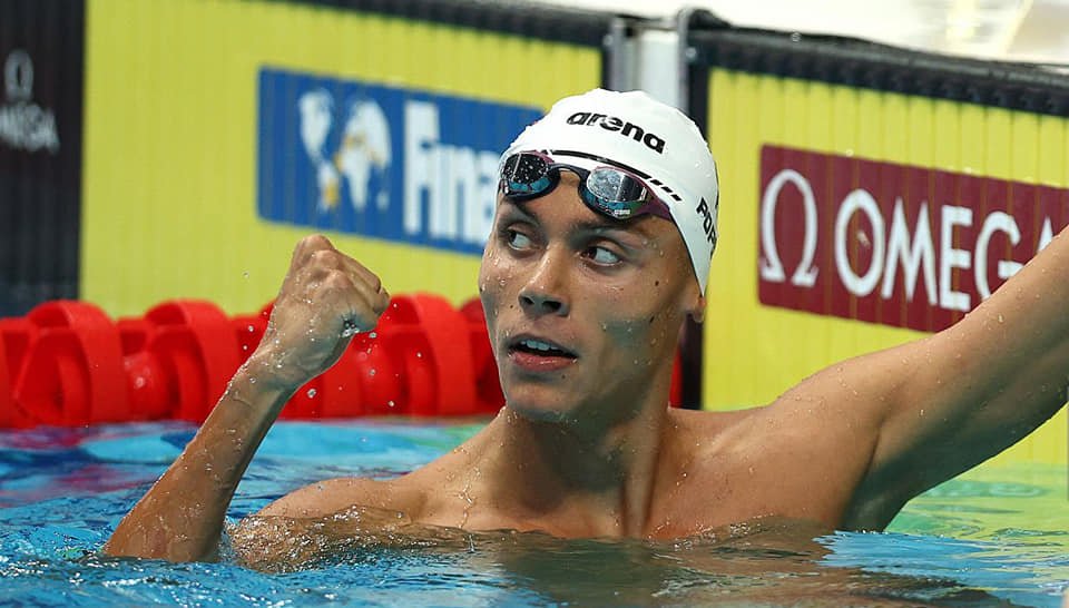 David Popovici s-a calificat în semifinalele probei de 100 m liber la Campionatul Mondial