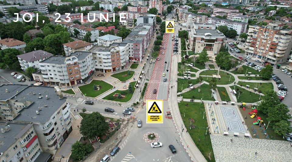 Restricții de circulație în centrul orașului Năvodari