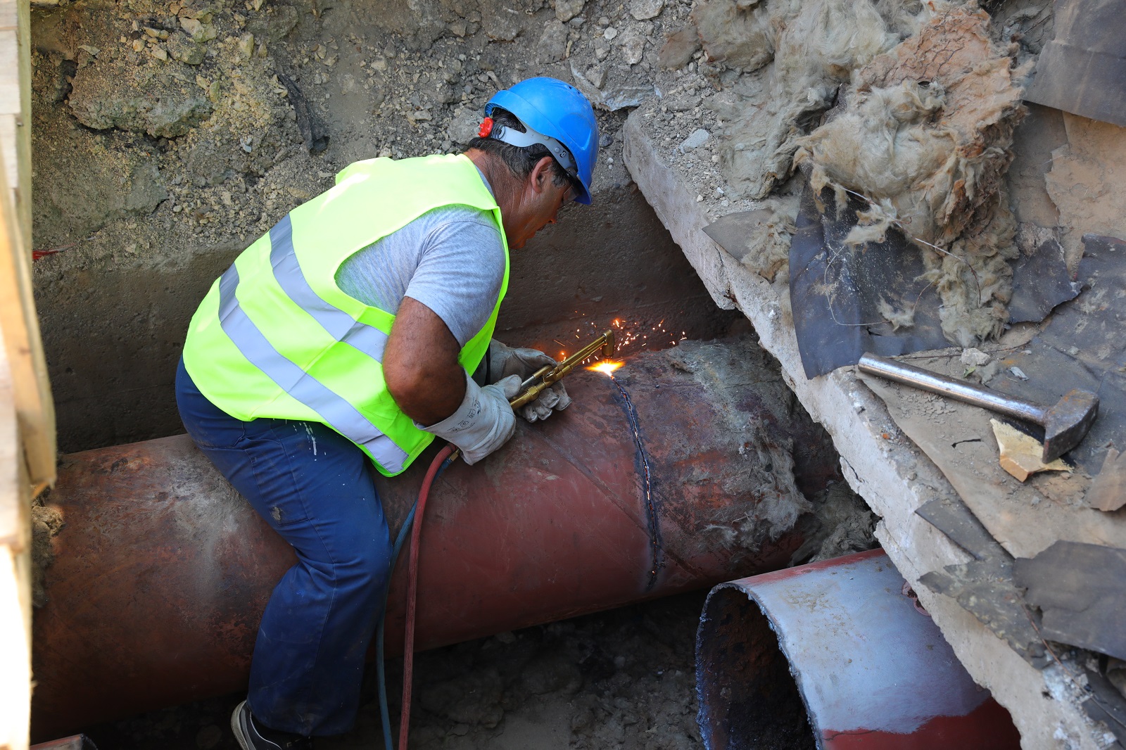 CONSTANȚA: Fără apă și căldură, din cauza lucrărilor la rețeaua de termoficare