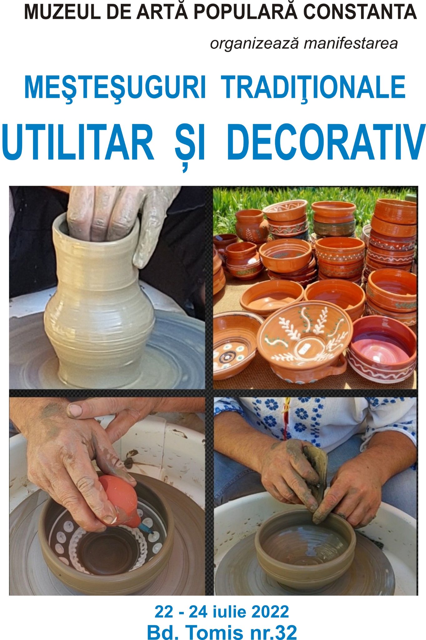 Meșterii satului tradițional se reîntorc la Muzeul din Constanța