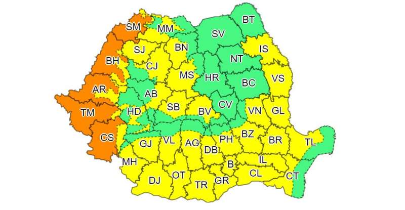 CONSTANȚA/TULCEA: Codul galben de căldură și disconfort termic a fost prelungit
