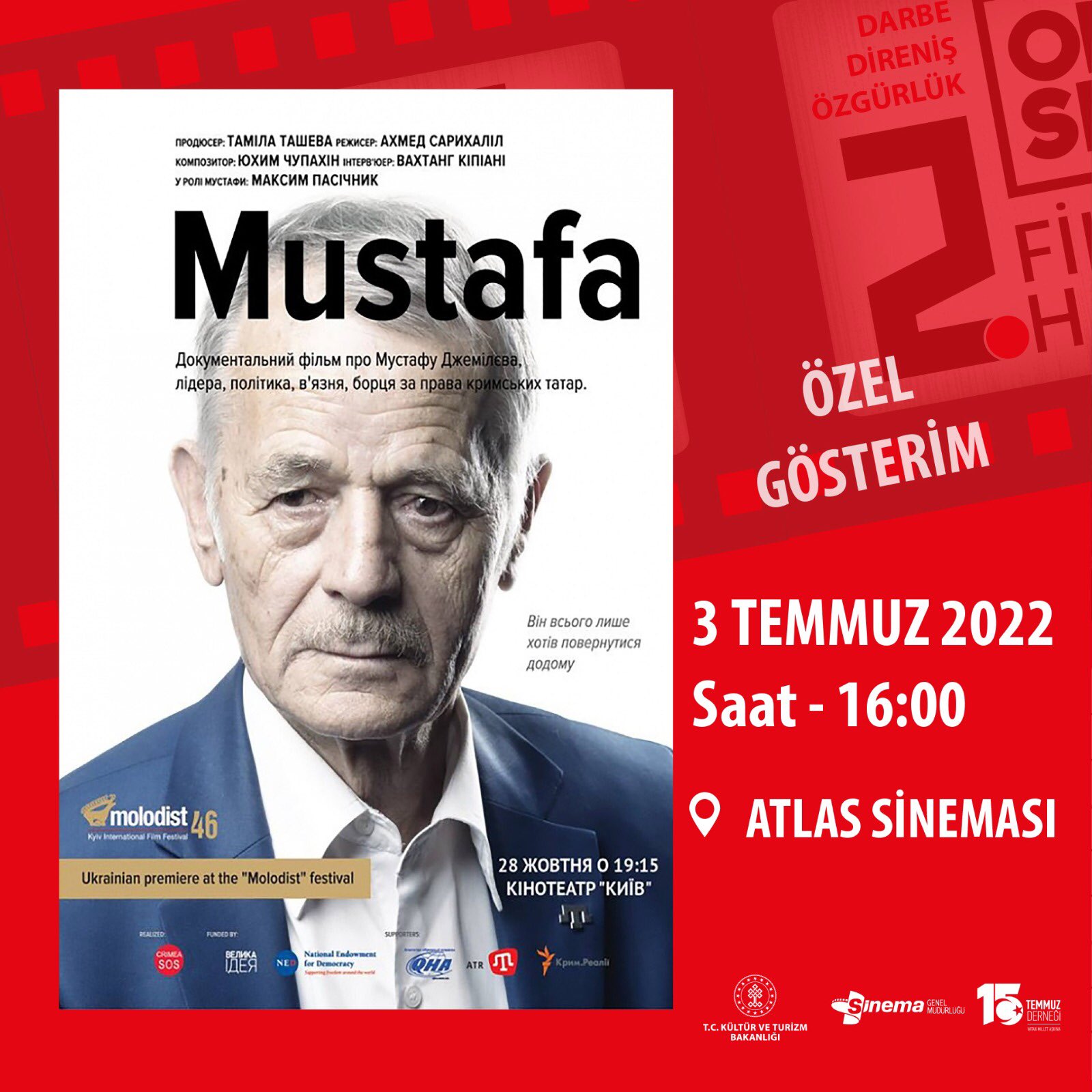 Filme documentare despre drama tătarilor crimeeni la Săptămâna Filmului de la Istanbul