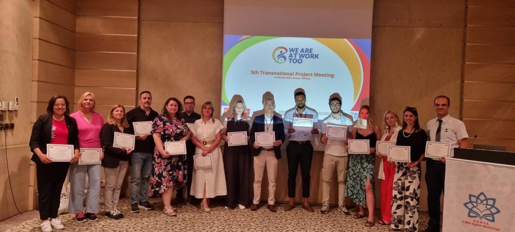 Centrul Şcolar pentru Educaţie Incluzivă „Albatros” Constanţa a participat la ultima întâlnire transnaţională ERASMUS + „We are at în cadrul proiectului work too/Şi noi suntem în câmpul muncii”, desfășurată la Konya, Turcia