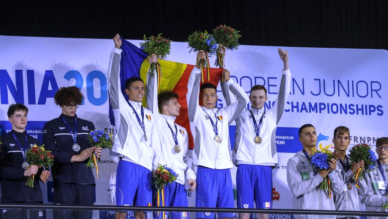 Echipa României s-a clasat pe locul al treilea la CE de înot pentru juniori 2022