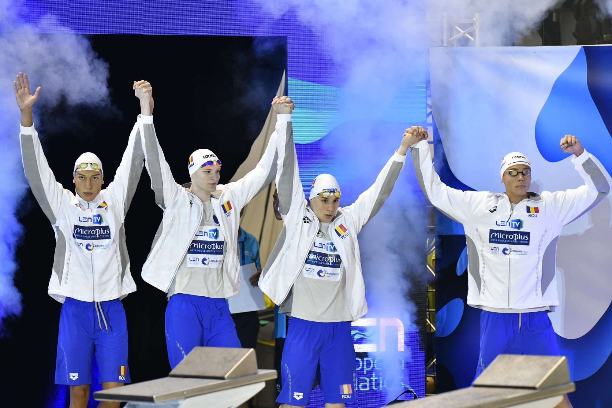 Ștafeta de 4×100 metri liber a României este campioană europeană de juniori