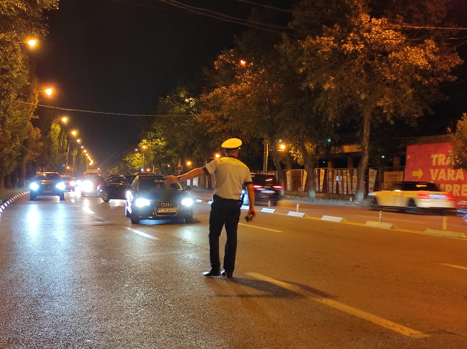 FOTO/VIDEO. Acțiune a polițiștilor rutieri la Mamaia