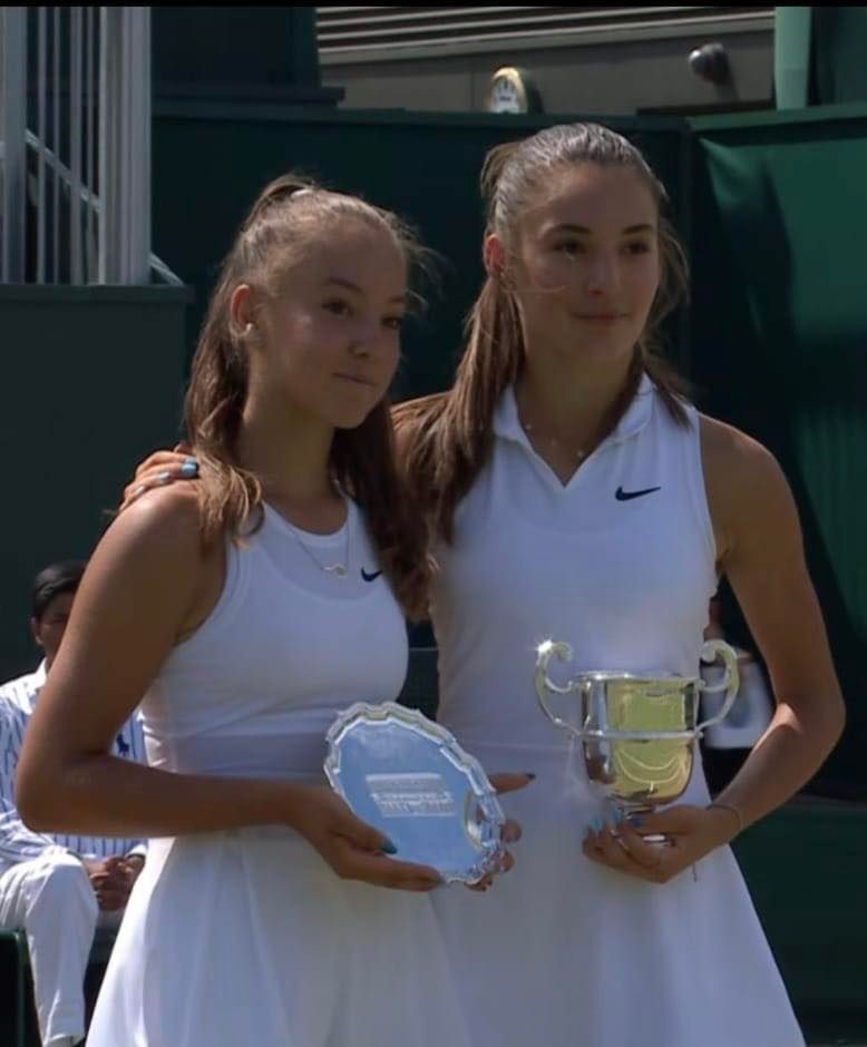 Urmașele Simonei Halep au jucat finala U14 la Wimbledon