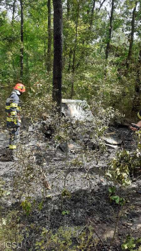 Avion de mici dimensiuni, prăbuşit în Giurgiu; două persoane decedate