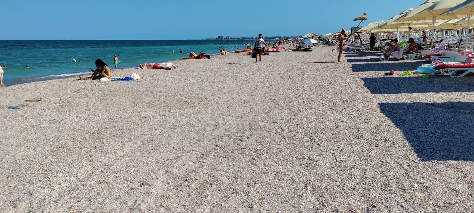Weekend aglomerat la malul mării