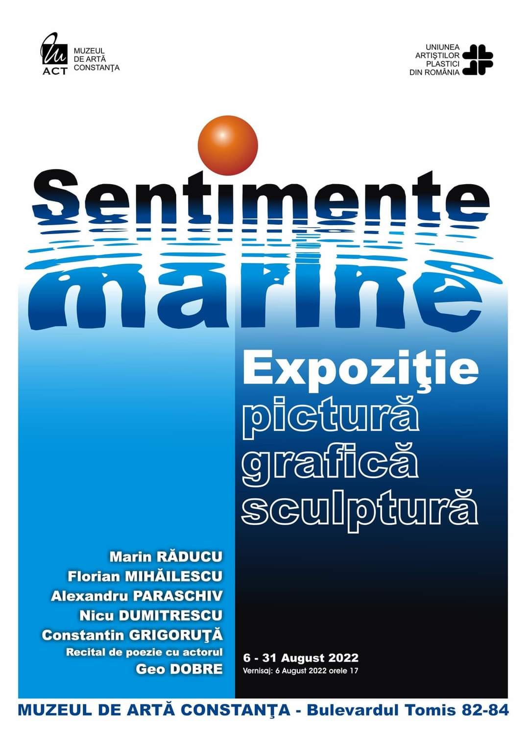 „Sentimente marine” – expoziție de pictură la Muzeul de Artă Constanța