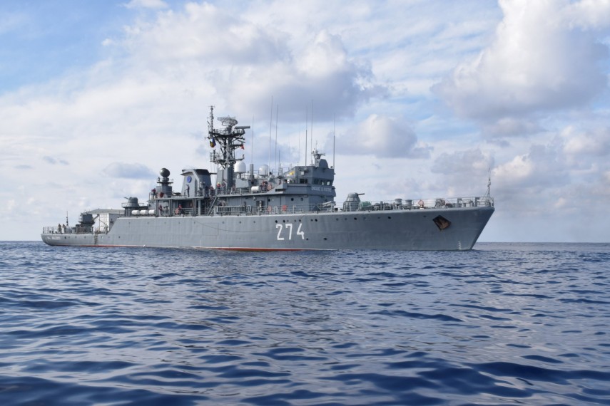 CONCURS: O zi, pe mare, alături de echipajul unei nave militare, în cadrul repetițiilor pentru Ziua Marinei Române
