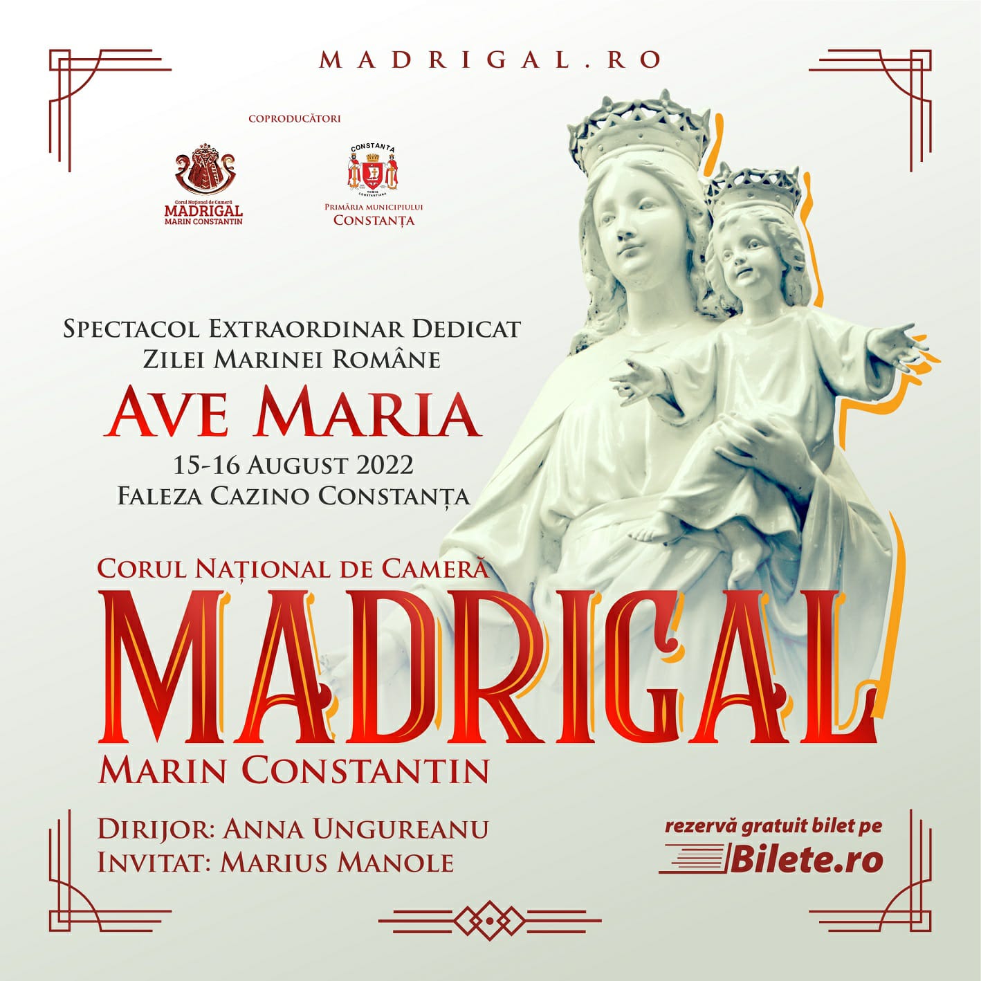CONSTANȚA. Concert al corului Madrigal de Ziua Marinei Române