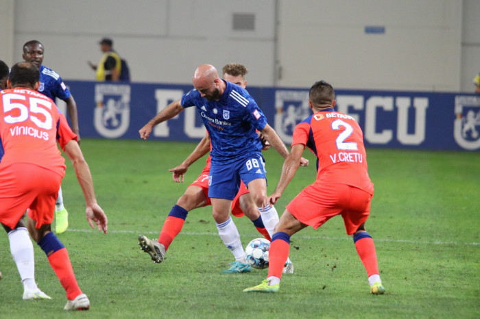 FCSB a obținut doar un rezultat de egalitate cu FC U Craiova
