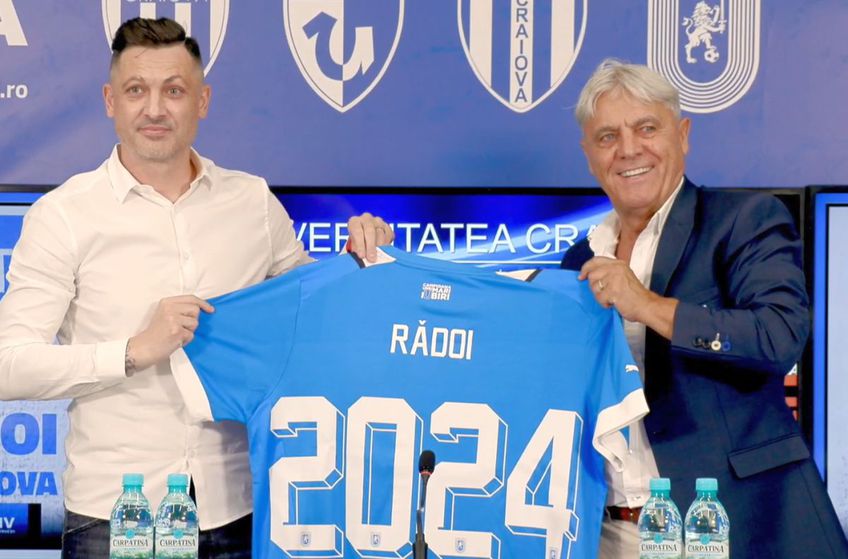 Mirel Rădoi este noul antrenor al echipei CS U Craiova