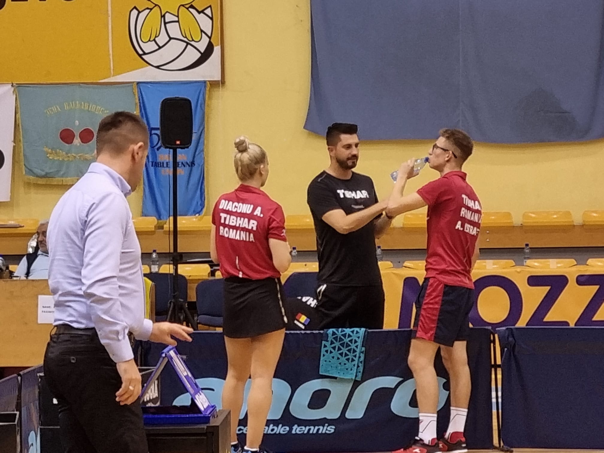 Aur şi bronz pentru România în proba de dublu mixt la Campionatele Balcanice