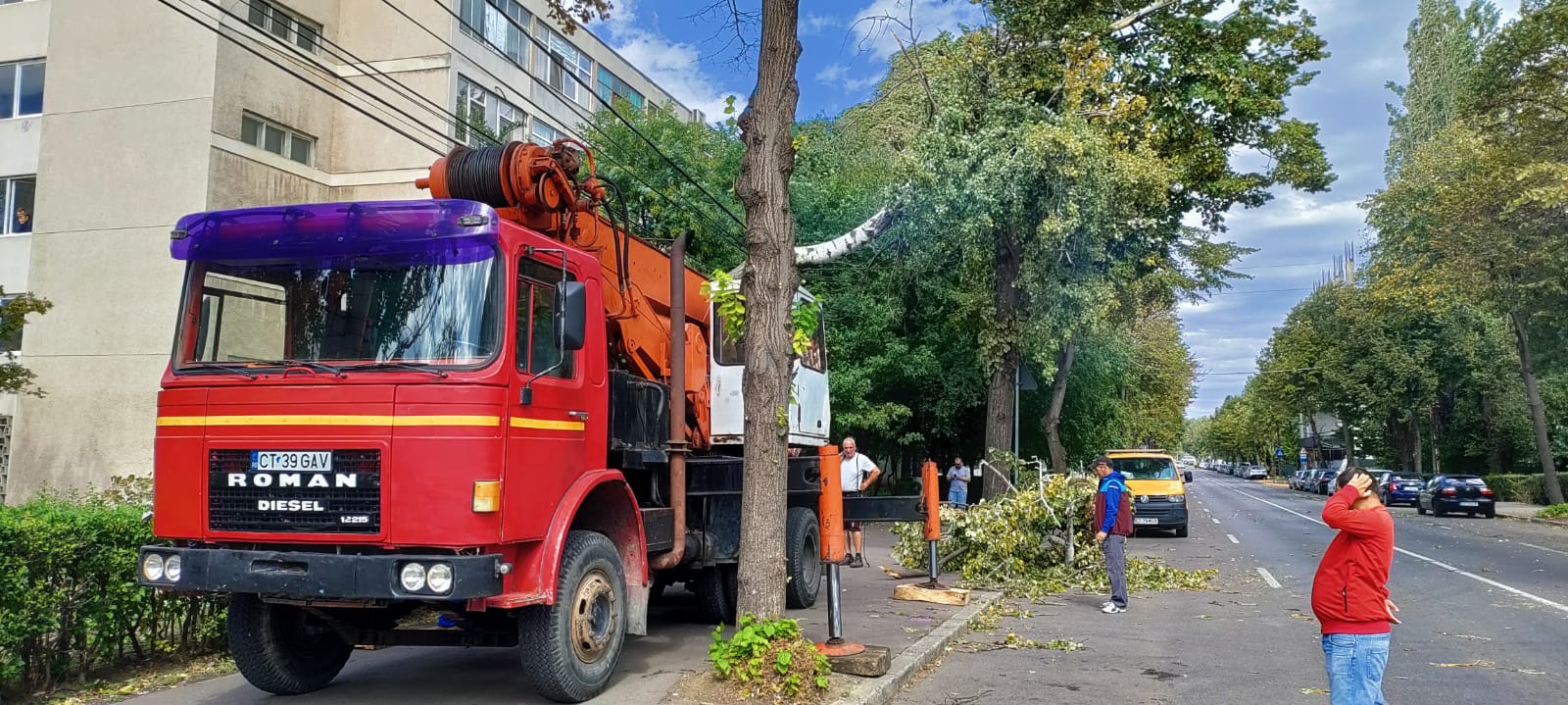 Județul CONSTANȚA: Efectele codului galben de vânt. Zeci de intervenții ale ISU Dobrogea