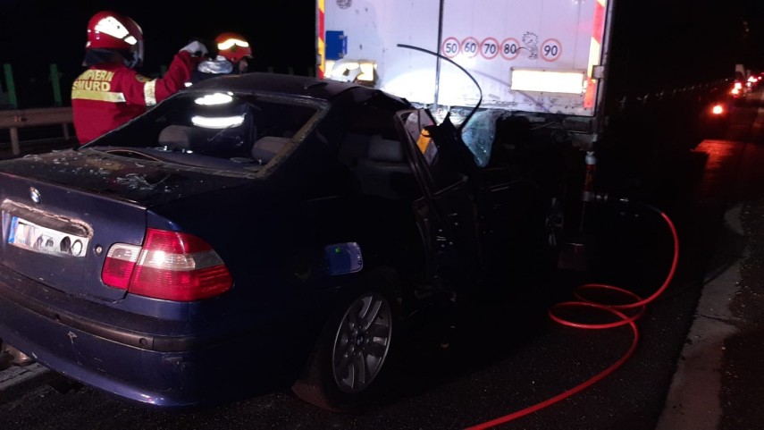 CONSTANȚA: Accident grav pe A4. O persoană a decedat