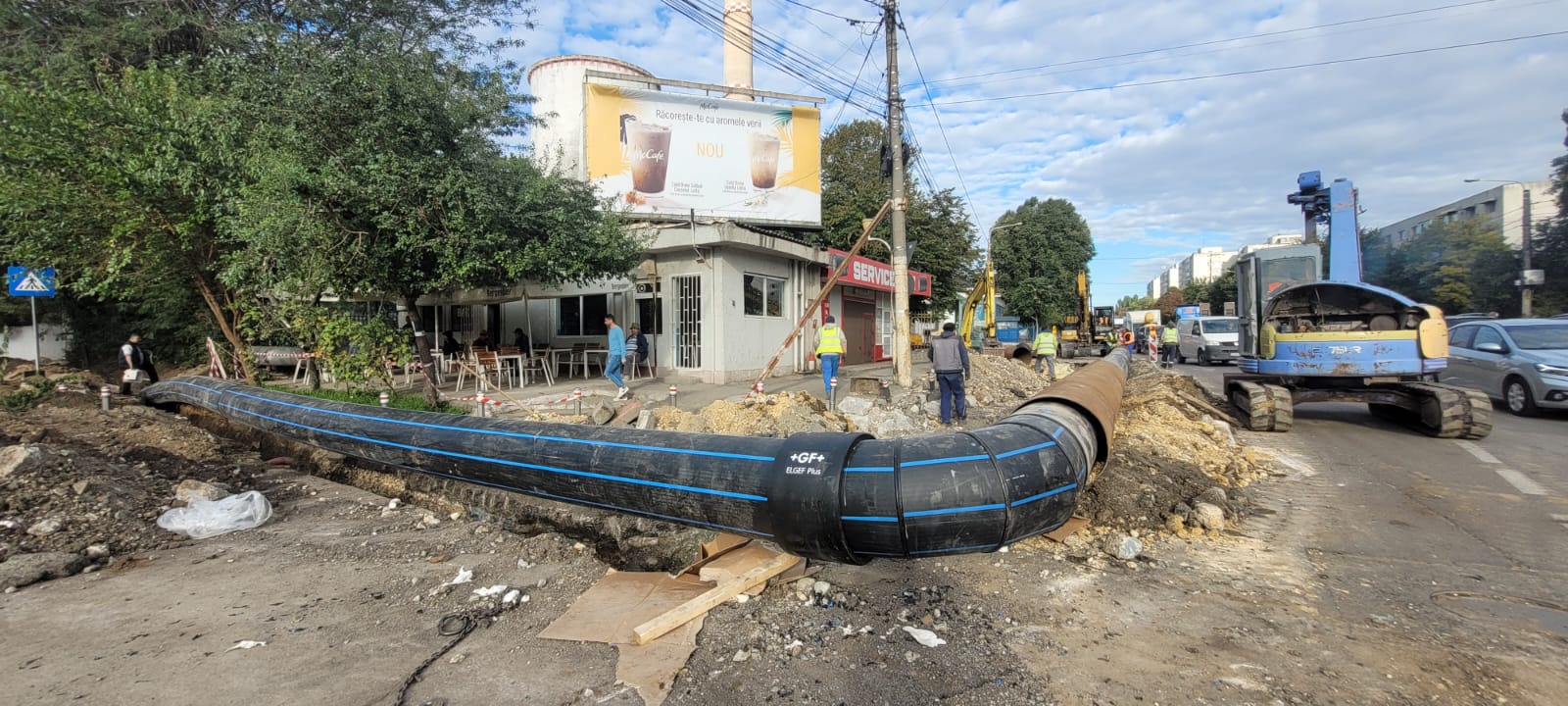 FOTO/CONSTANȚA fără apă: RAJA informează că lucrările decurg conform planului