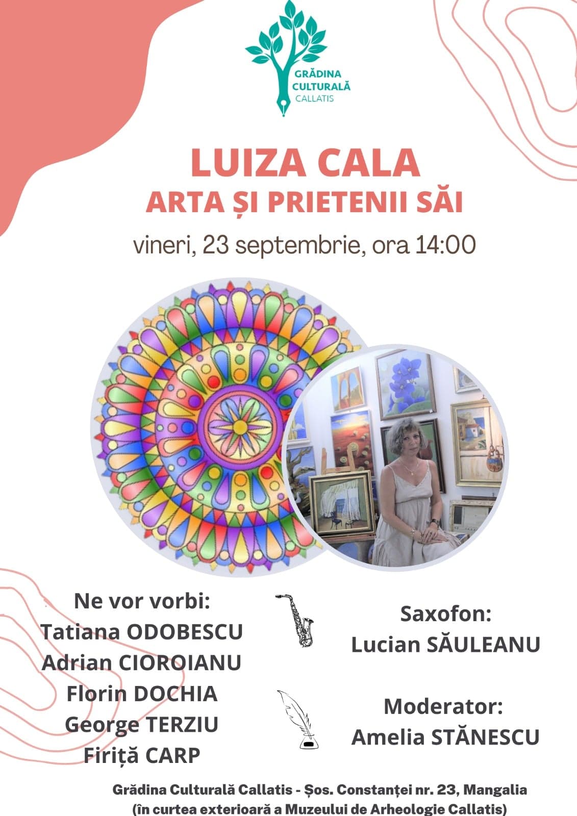 „Yoga sentimentală” – lansare de carte la Grădina Culturală Callatis