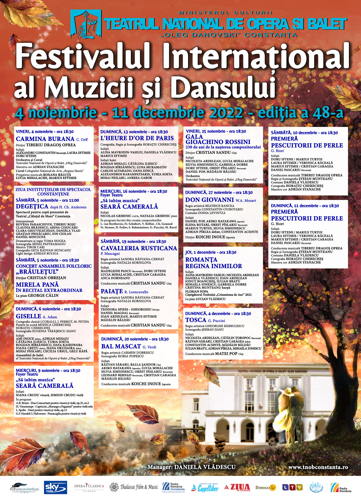CONSTANȚA: Festivalul Internațional al Muzicii și Dansului Ediția a 48-a
