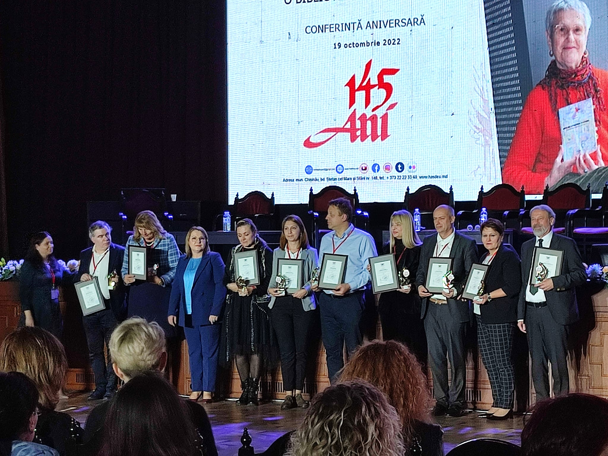 O echipă a Bibliotecii Județene Constanța a participat la Conferința aniversară a Bibliotecii Municipale „B.P. Hașdeu” din Chișinău
