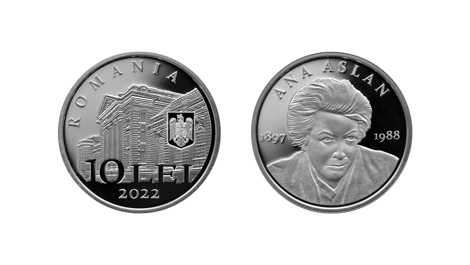 BNR va lansa în circuitul numismatic o monedă de argint cu chipul Anei Aslan