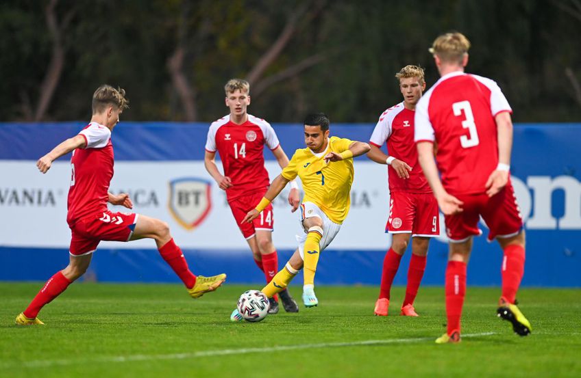 România a fost învinsă de Danemarca în preliminariile Campionatului European de fotbal U17 din 2023