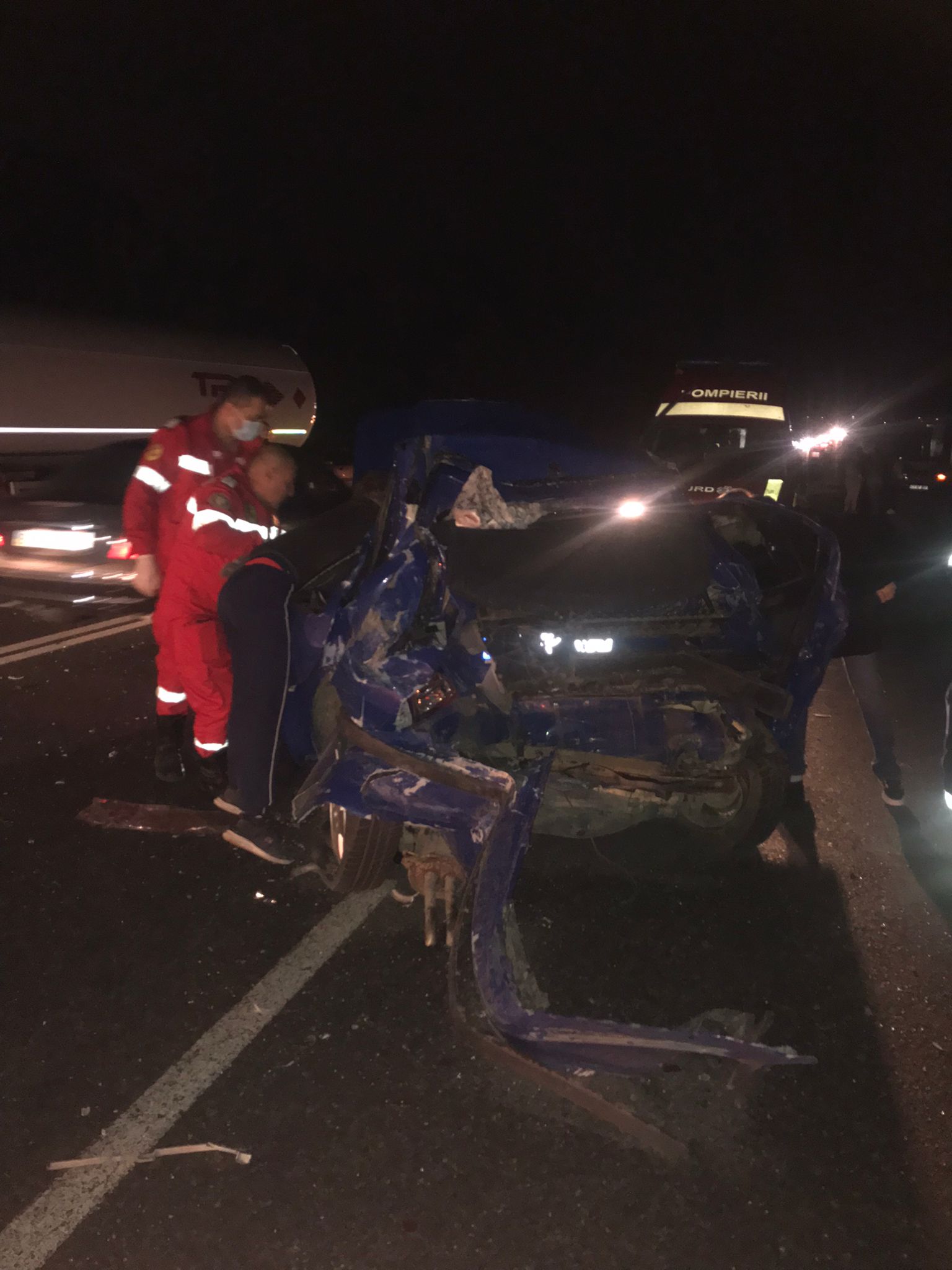 Accident rutier la ieşire din Năvodari