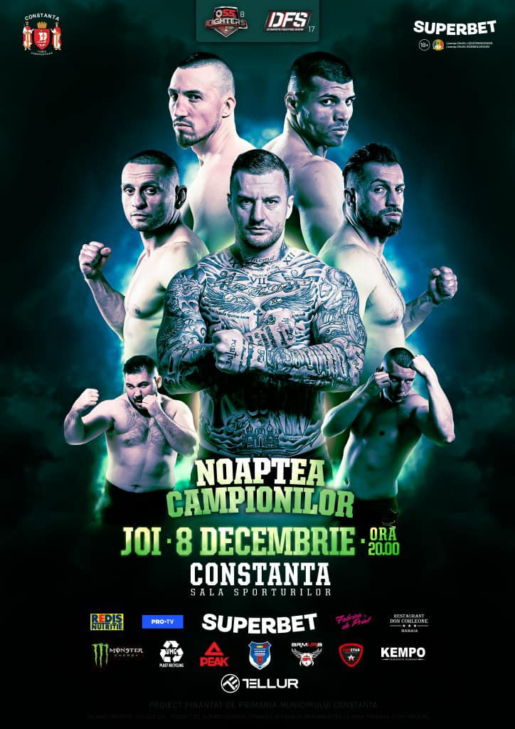 Luptători de top vin la Gala OSS Fighters de la Constanța 