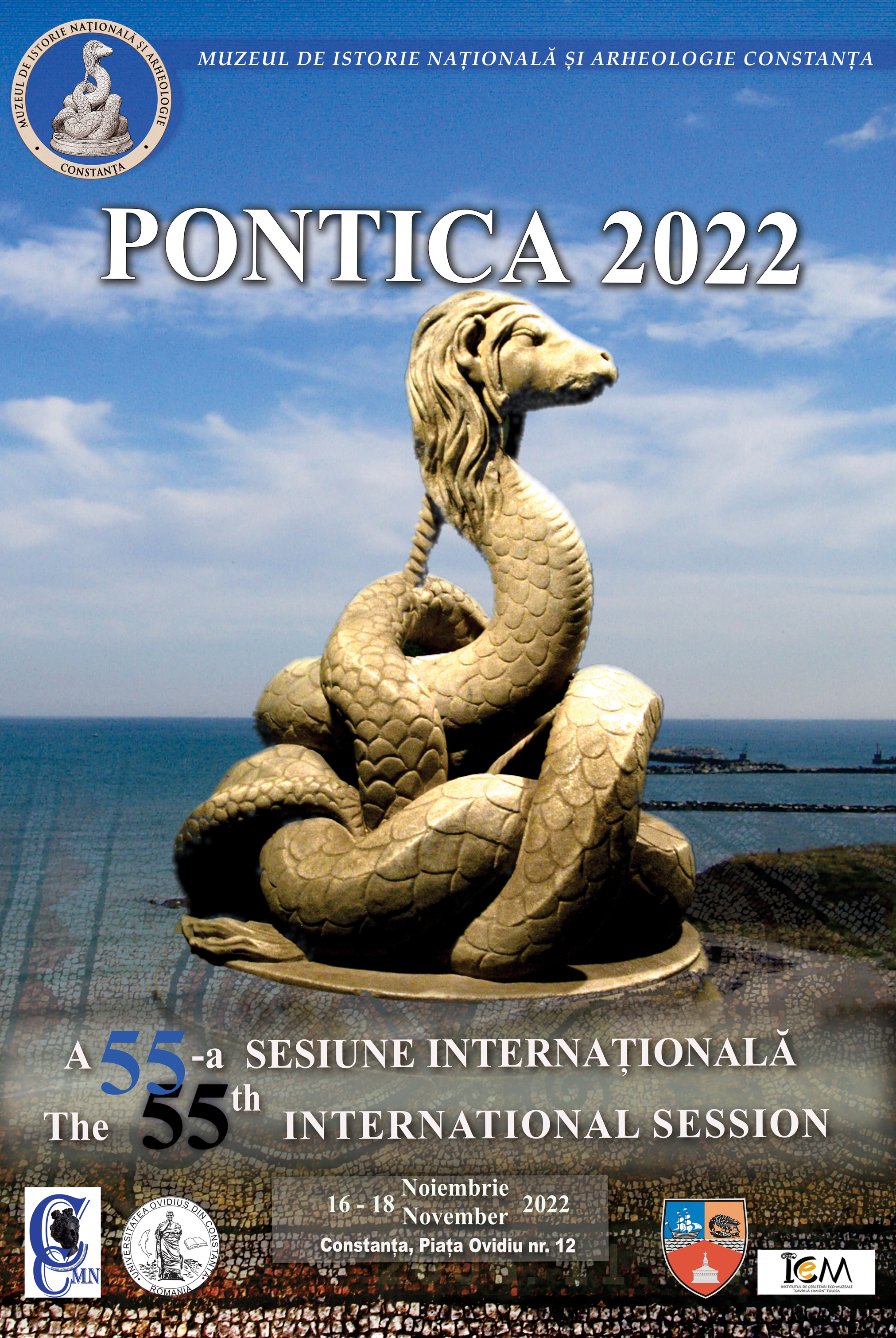 CONSTANŢA: Sesiunea Științifică Internațională Pontica, Ediția 55: „Istorie și Arheologie în spațiul vest-pontic”, la Muzeul de Istorie Națională și Arheologie