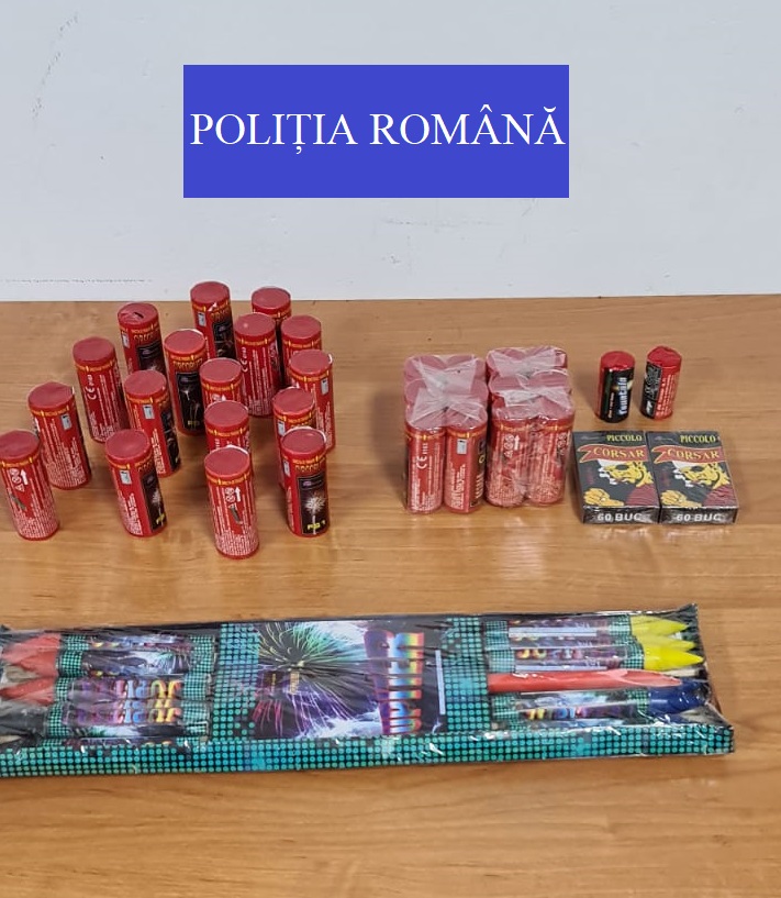IGPR: Peste 141 de tone de articole pirotehnice – confiscate de poliţişti, în perioada sărbătorilor de iarnă