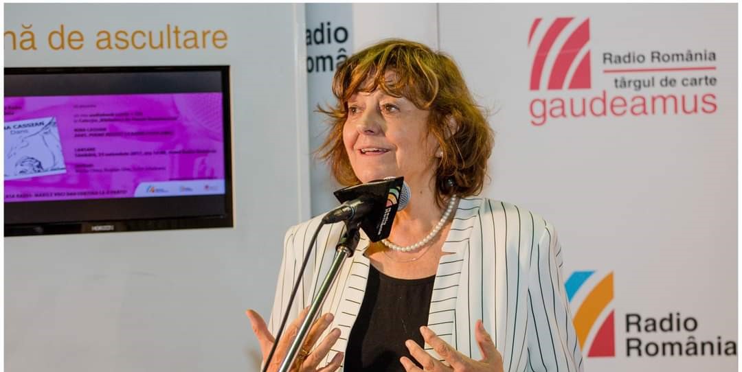 Ana Blandiana, președintele de onoare al Târgului Gaudeamus Radio România