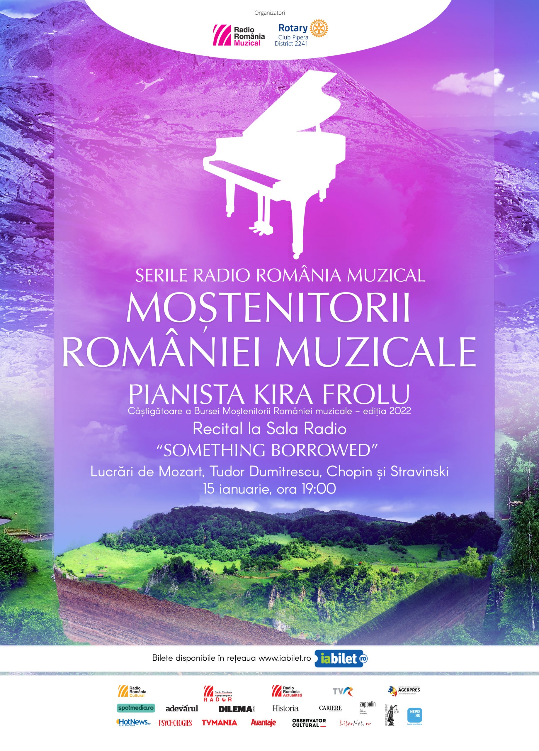 „Moștenitorii României muzicale”: turneu susținut de pianista Kira Frolu