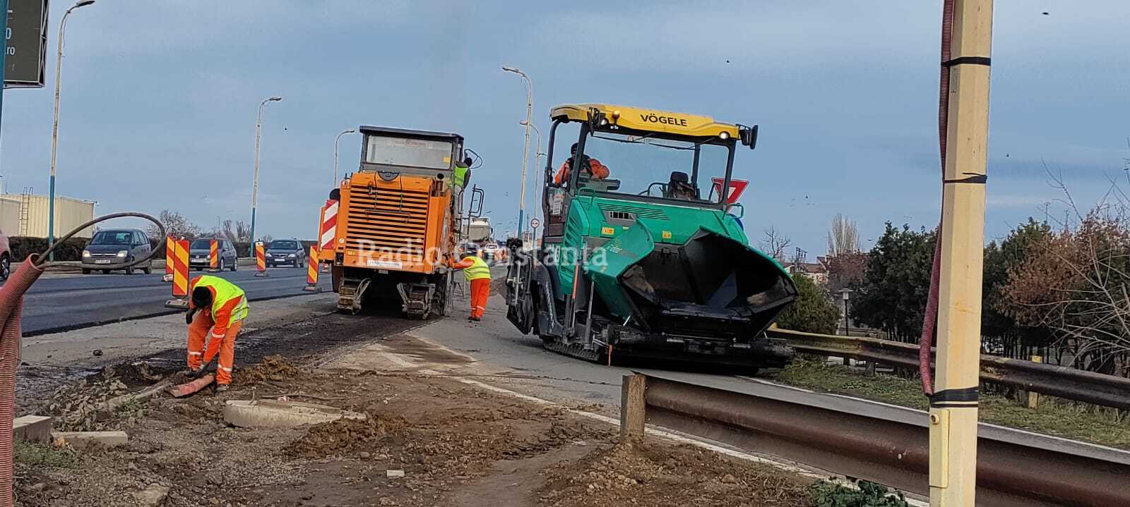 FOTO: Se asfaltează podul din zona Doraly
