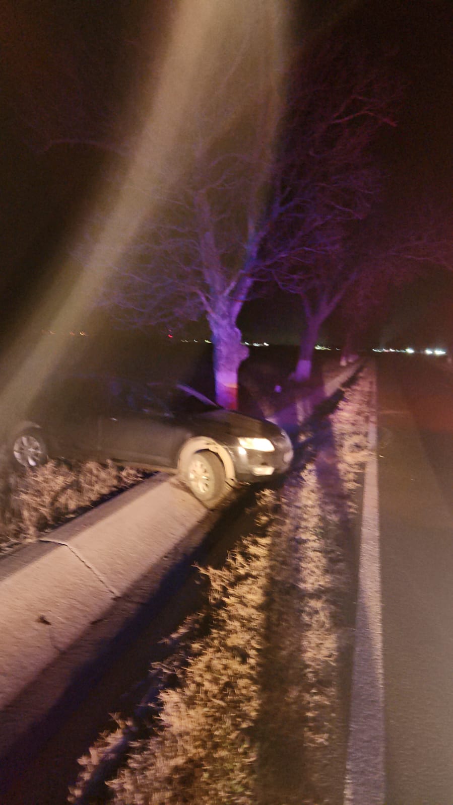 FOTO/TULCEA. Un bărbat s-a ales cu dosar penal pentru conducere sub influența alcoolului, după ce a produs un accident rutier