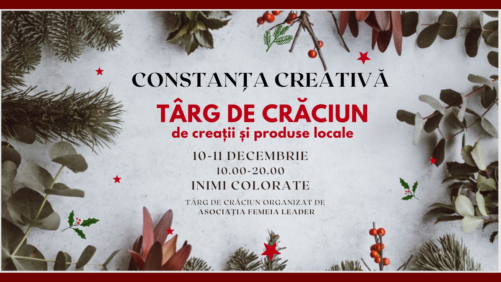 În weekend are loc Târgul de Crăciun „Constanţa creativă“