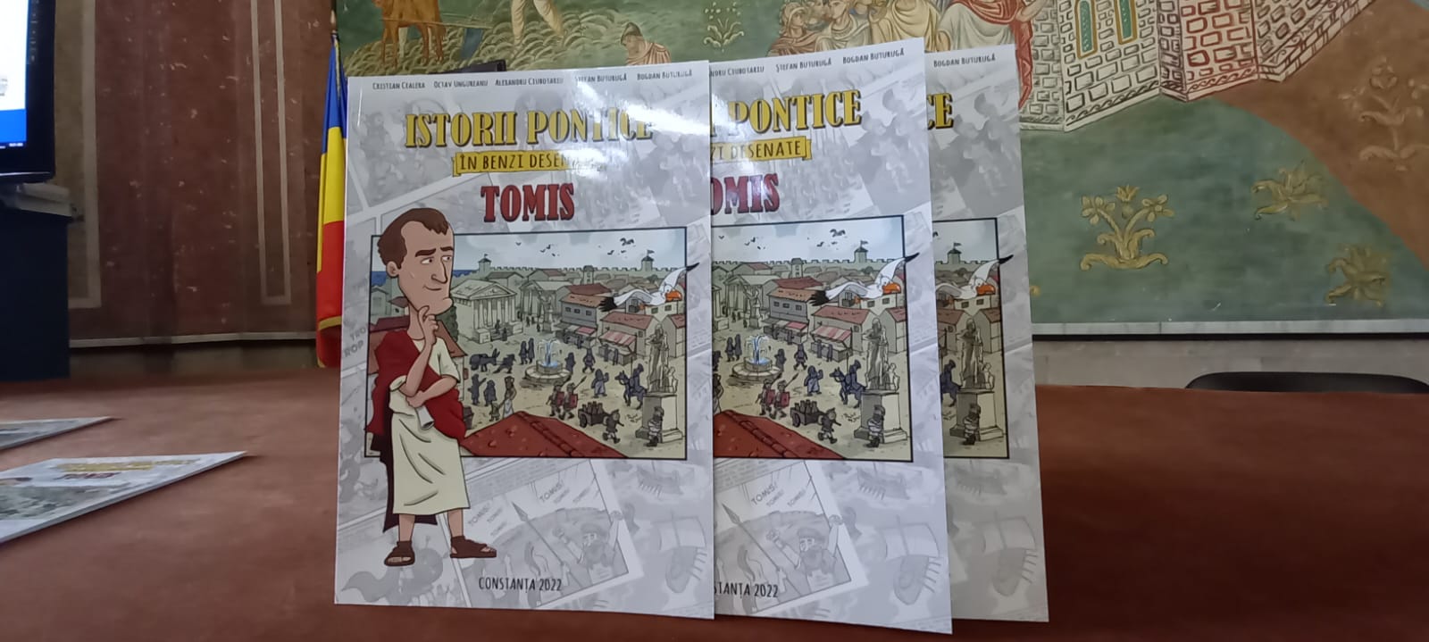 Istoria Tomisului a devenit mai accesibilă și mai atractivă pentru copii și tineri prin lansarea, în premieră, a unui volum cu 10 povești prezentate în benzi desenate