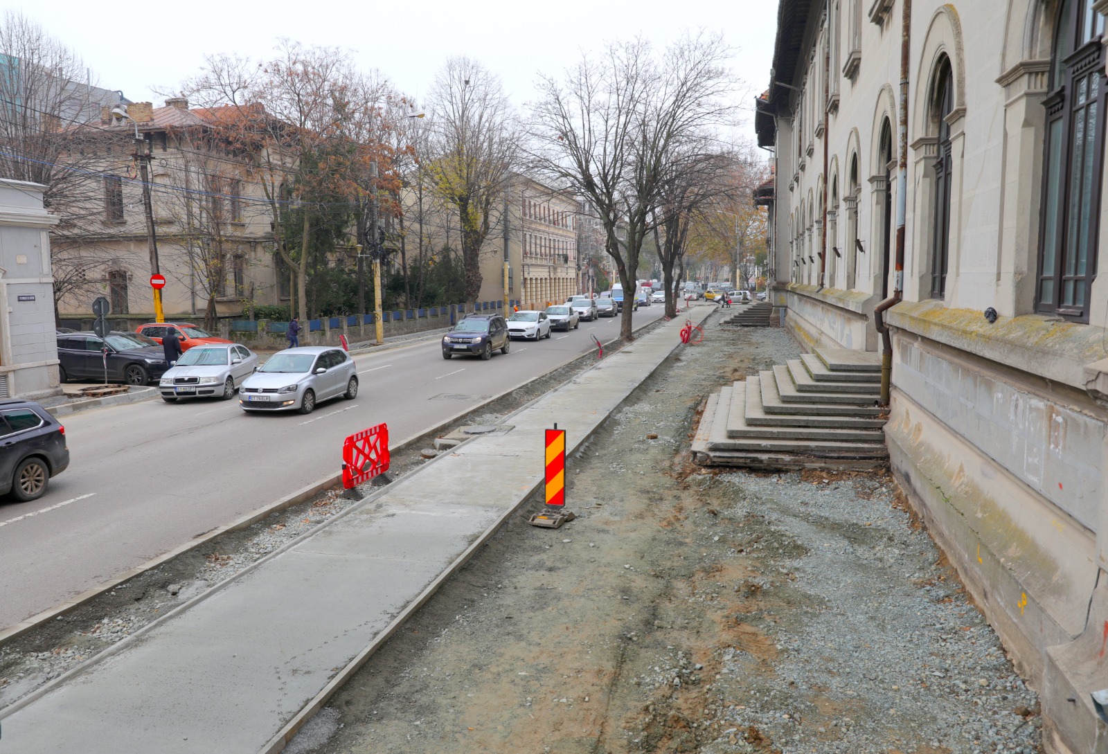 CONSTANŢA: Începând de mâine nu se va mai putea parca pe un tronson al străzii Mircea cel Bătrân
