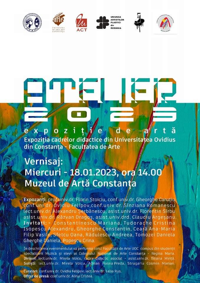 CONSTANŢA: „Atelier 2023”, un nou concept de expoziţie, la Muzeul de Artă