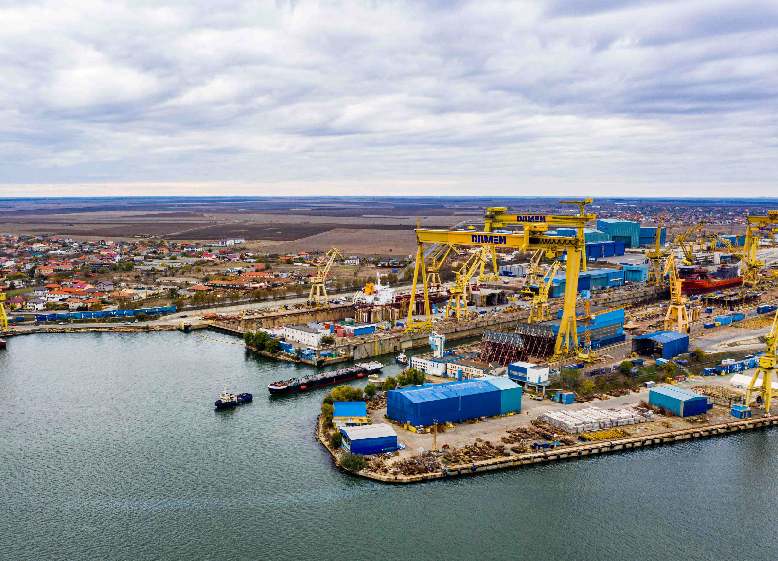 Olandezii de la Damen vor să rezilieze asocierea cu statul în privința Șantierului Naval Mangalia, acuzând acționarul majoritar de nerespectarea contractului