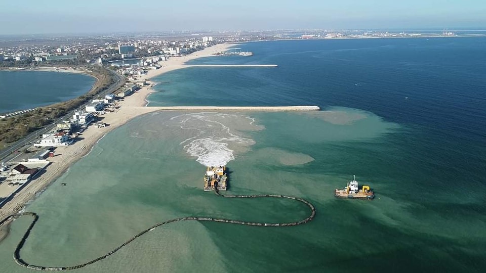 Finalizarea lucrărilor de extindere a plajei din Eforie Sud, condiționată de cercetarea arheologică a unei epave