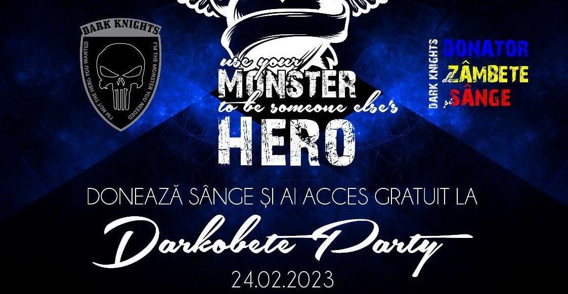 „Donator de zâmbete și sânge” – campanie derulată de Asociația Motocicliștilor Dark Knights, în colaborare cu DSP Constanţa