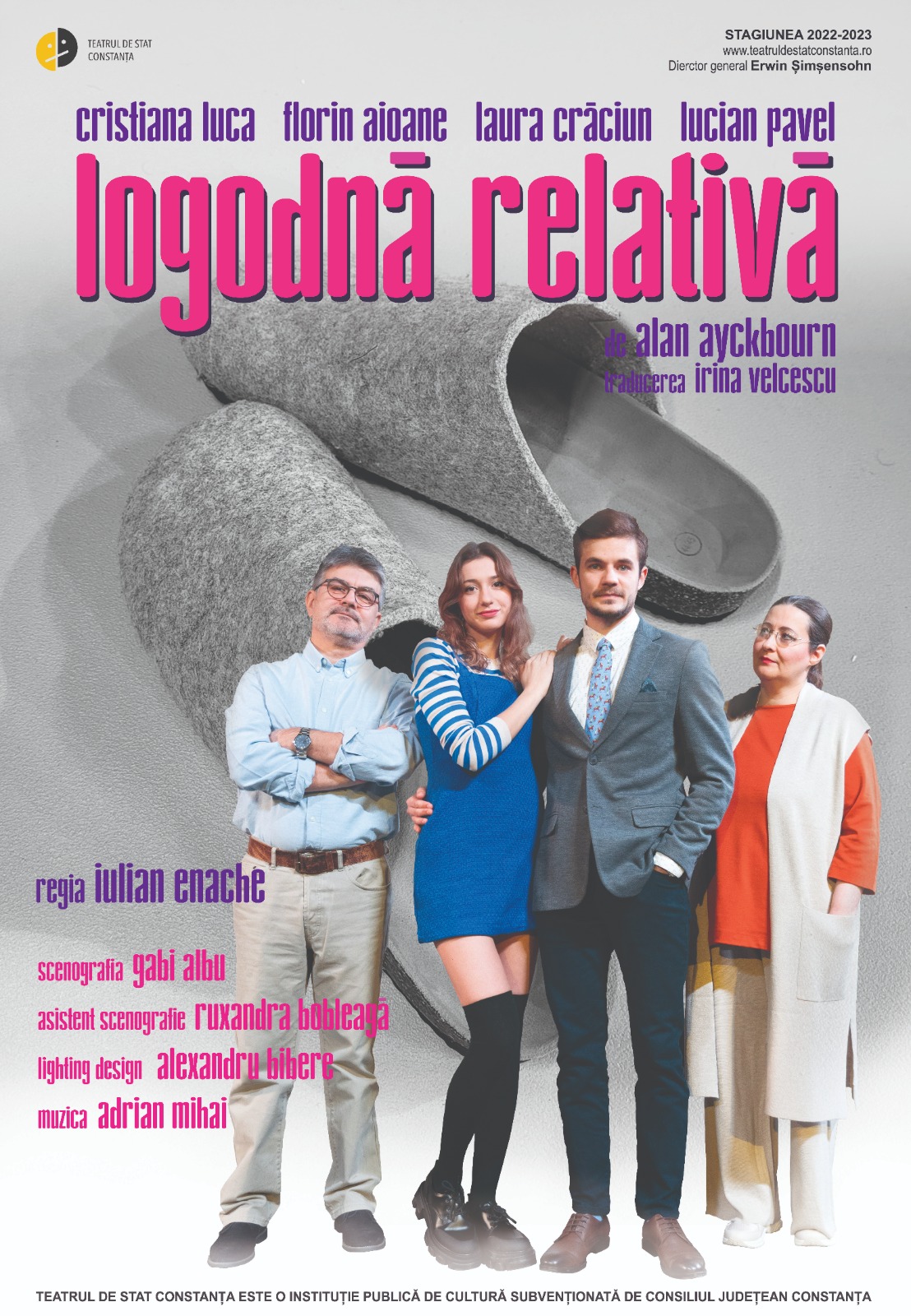 Spectacolul ”Logodnă relativă” al Teatrului de Stat Constanța, inclus în campania ”Artiștii pentru artiști”