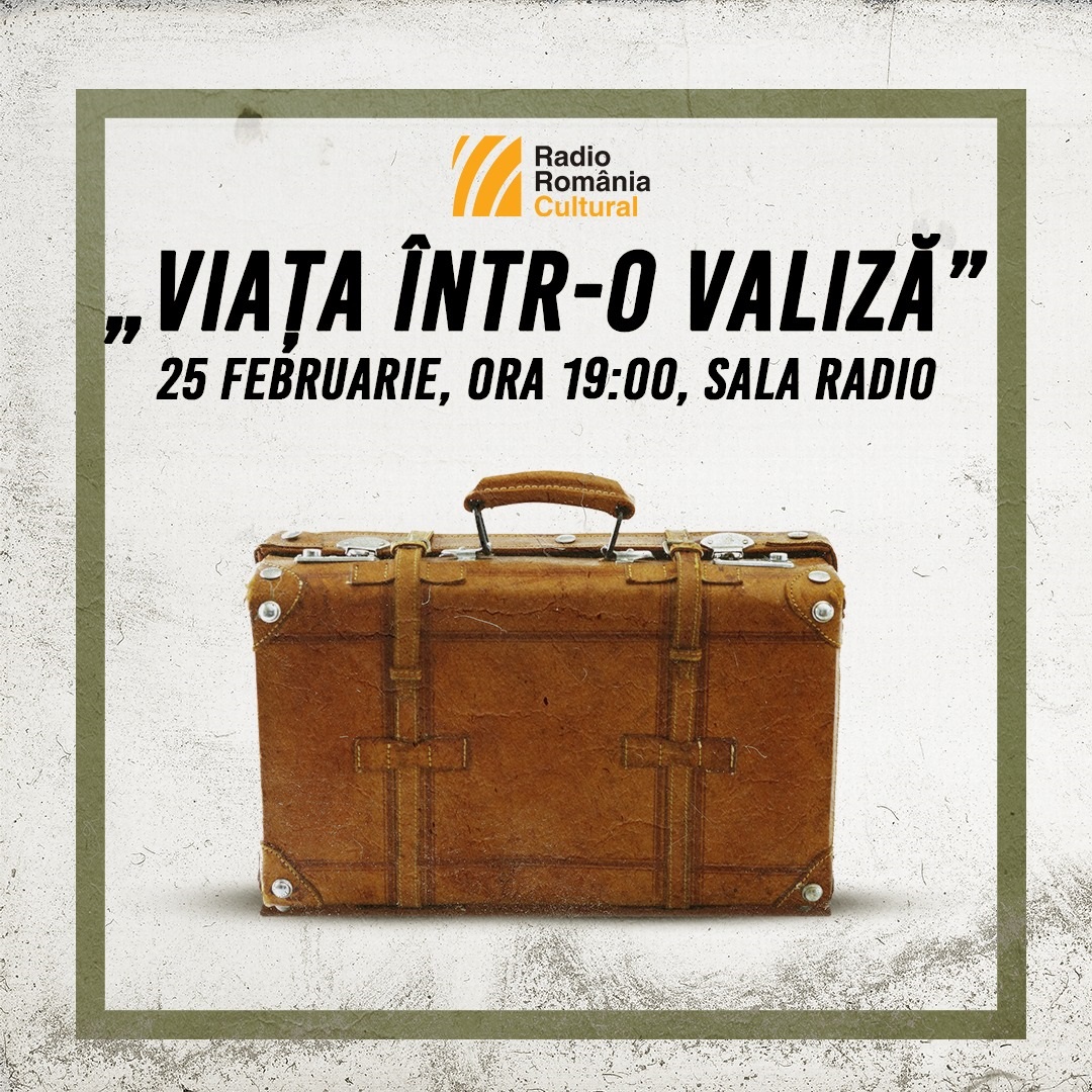 Pentru a marca un an de la invazia Rusiei în Ucraina, Radio România Cultural invită românii să aducă valize la Sala Radio