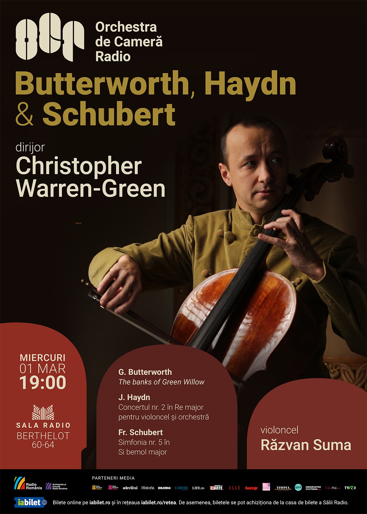 Dirijorul Christopher Warren-Green, invitat la Sala Radio