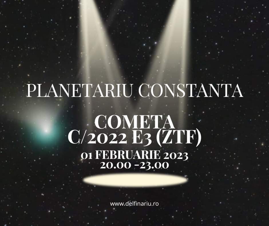 O cometă rară din constelaţia Hercules, poate fi văzută la Planetariul din Constanţa